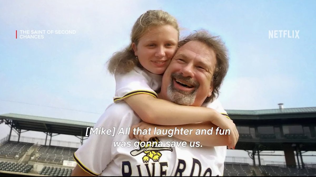 "Street theater wrapped around a ballgame." The Saint of Second Chances -- the true story of Mike Veeck and his family -- premieres September 19 on Netflix.