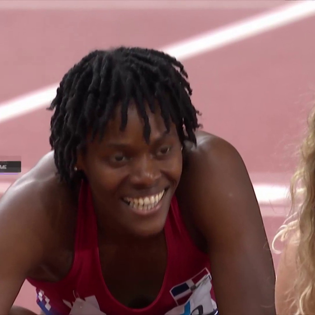 HISTORY HAS BEEN MADE! ๐ฉ๐ด๐ฅ Marileidy Paulino is the first woman from the Dominican Republic to win an individual world title at the World Track & Field Championships. ๐บ: USA Network & Peacock | #WorldAthleticsChamps
