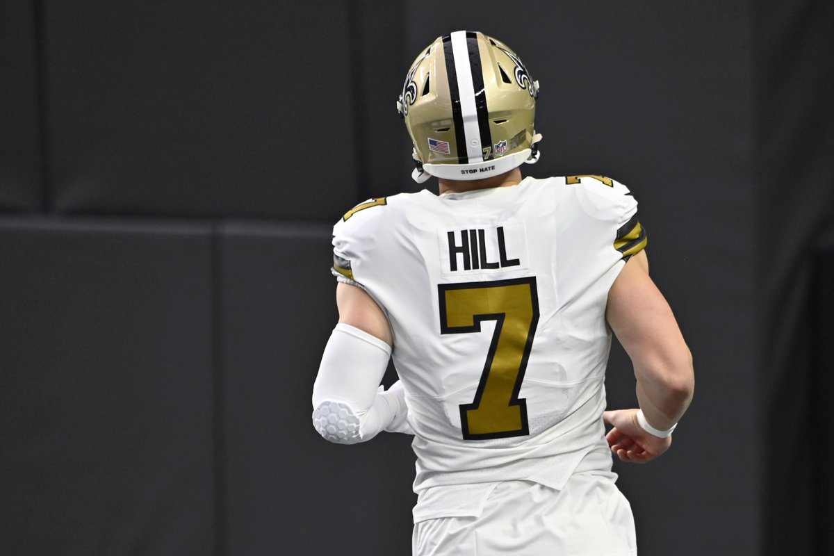 In honor of his birthday, the Taysom Hill Experience. ✅ Rushing TD ✅ Passing TD ✅ Receiving TD ✅ Punt block ✅ Kick return ✅ Punt return ✅ Tackle