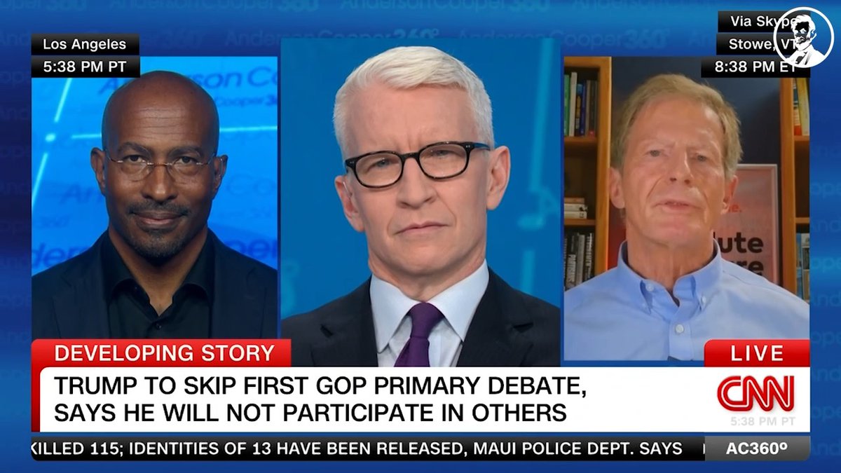 "This is what the Party is. It is Donald Trump's party." No one in the Republican Party is taking a clear stance against Trump and the damage he's done to our democracy. Stuart Stevens on Anderson Cooper 360° explains the party has morphed into total MAGA territory.