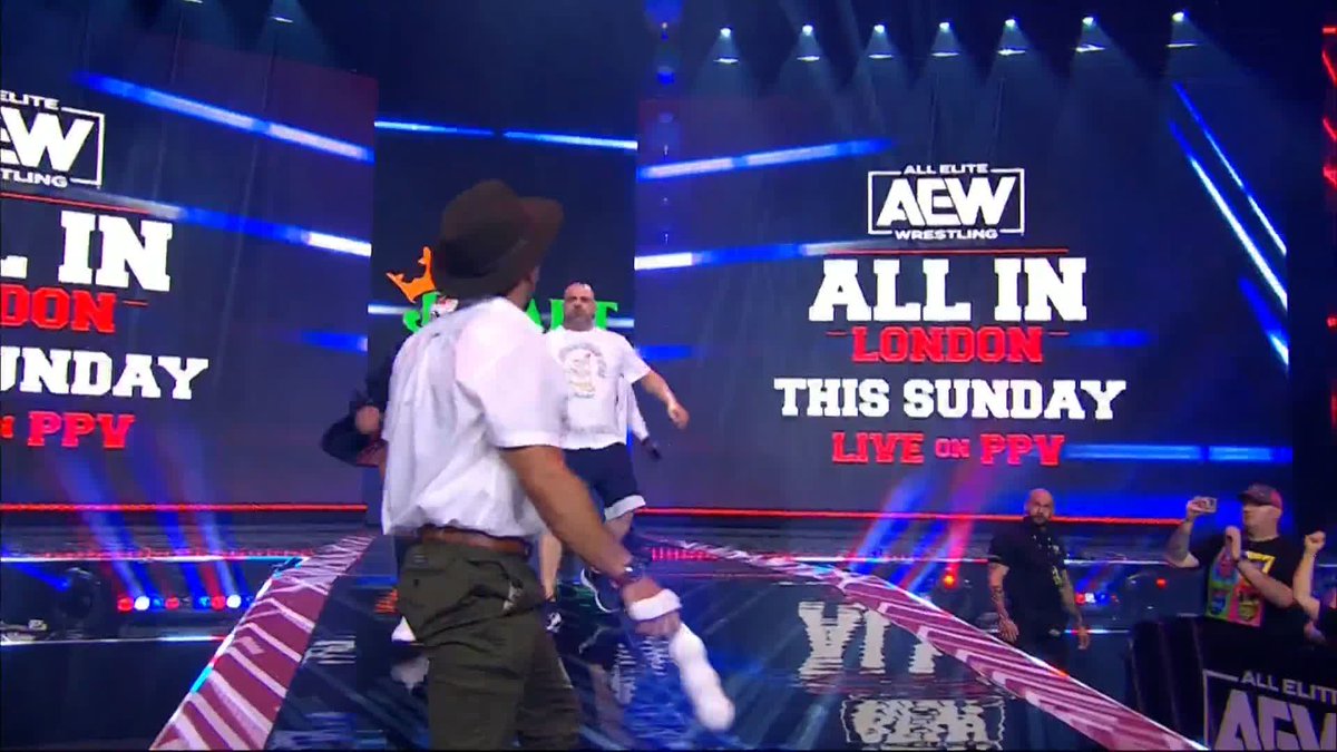 .Mike SANTANA🇵🇷 & Proud~N~Powerful Ortiz are back and more violent than ever! Watch #AEWDynamite Fyter Fest LIVE on TBS!