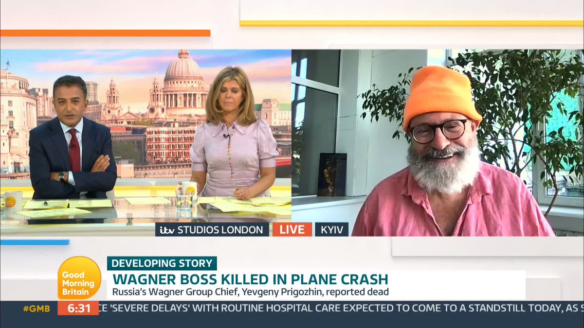 'He is kind of like a vampire are we really sure he's dead?' John Sweeney shares his thoughts on the death of Wagner leader, Yevgeny Prigozhin, who was killed in a plane crash in Russia.