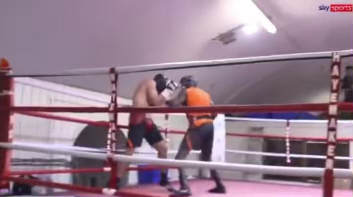 Deontay Wilder vs Filip Hrgovic (Sparring)‼️ Iron sharpens bronze..😬 🎥: Sky Sports on YouTube #Boxing