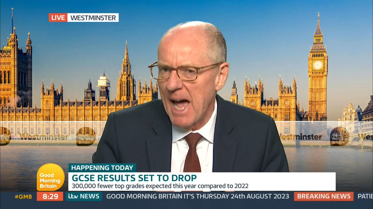 'If schools are so outstanding then why is it, that if you're poor or disadvantaged or if you go to a state school you are less likely today to open your envelope and find good GCSE results?' Adil Ray OBE questions Education Minister Nick Gibb