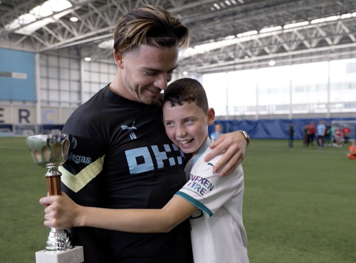 A story of inclusion, friendship and community. 💙 Finlay Fisher found confidence through disability football at City in the Community and then, a letter to his Manchester City hero Jack Grealish sparked a special friendship and bond. A true Laureus Sporting Moment. #LaureusMoment | #ManCity