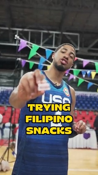 Tyrese “the big peanut chocolate guy” Haliburton 🍫🥜 #FIBAWC