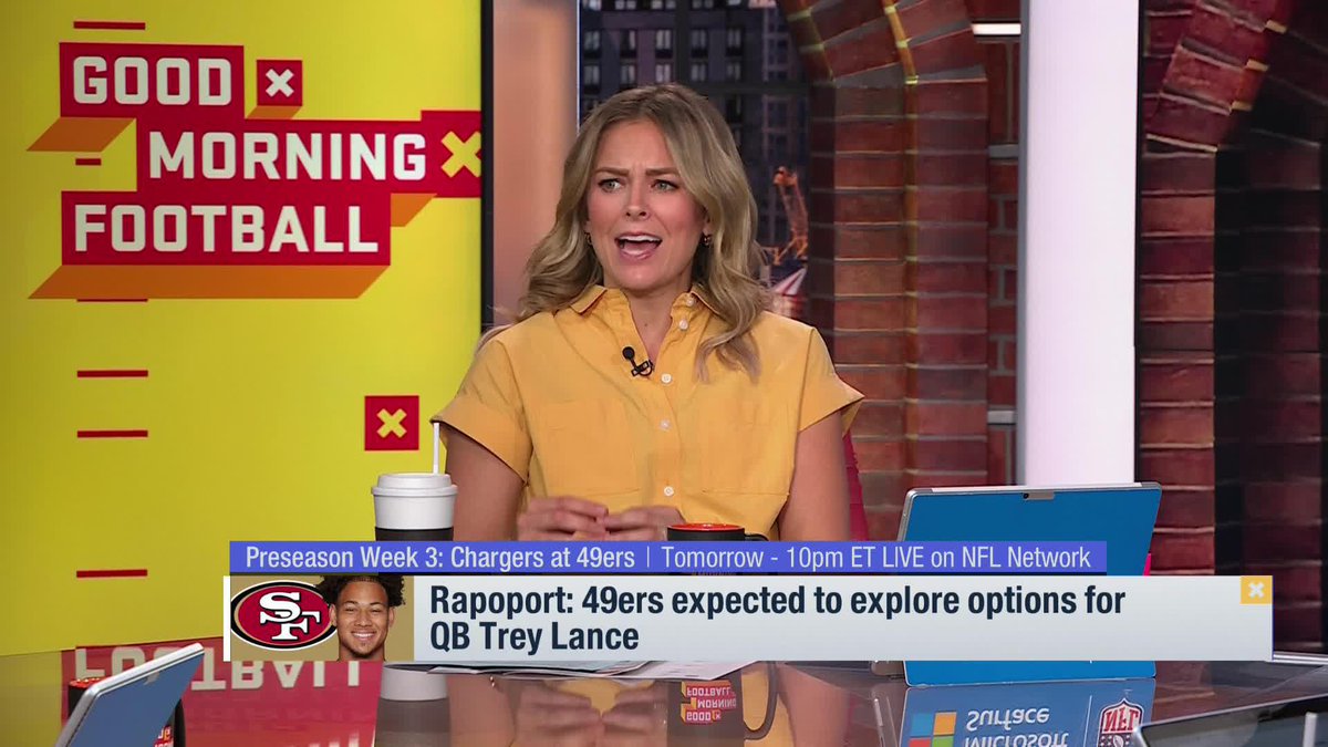 The 49ers and Trey Lance... Jamie Erdahl is ready for a shot clock on this