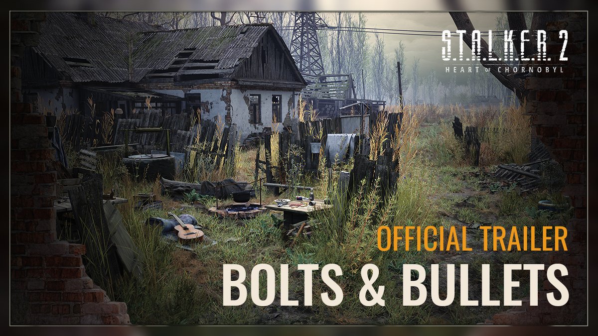 Take a look at Bolts & Bullets – a brand new gameplay trailer from the highly anticipated S.T.A.L.K.E.R. 2: Heart of Chornobyl! Like what you see? S.T.A.L.K.E.R. OFFICIAL is coming to GOG in Q1 2024! Pre-order now: #goodhuntingstalkers ☢️ GSC Game World