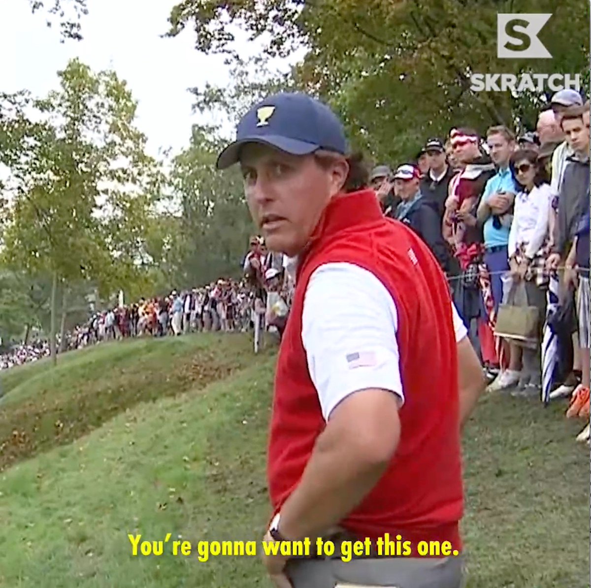 Phil Mickelson’s one-liners over the years are the best.
