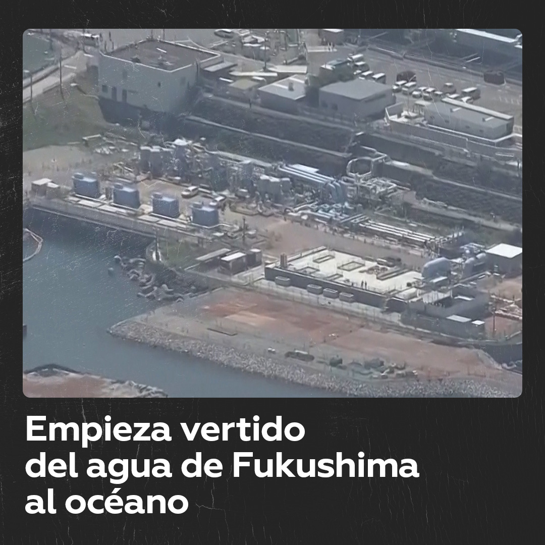 Inicia liberación de agua radiactiva de la planta Fukushima al océano Japón ha marcado un hito al comenzar la liberación gradual de agua radiactiva tratada de la planta nuclear de Fukushima al océano Pacífico.