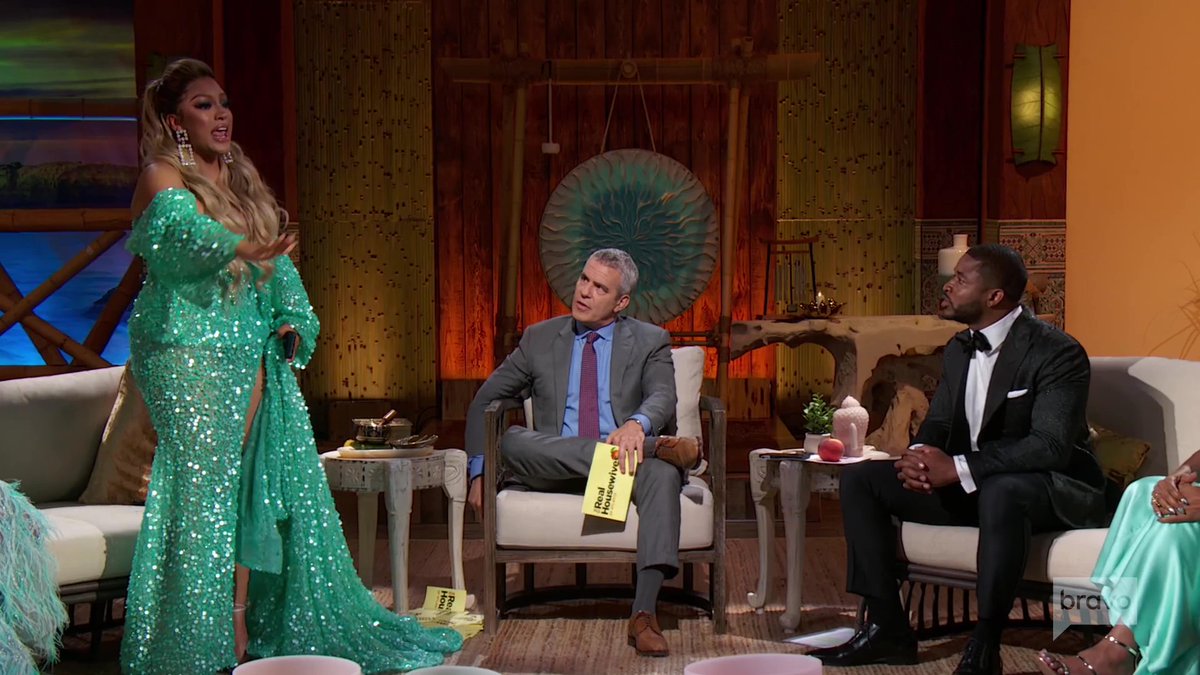 I’m going to say this, for Kandi to sit there and say she feels like Drew gaslights Ralph is truly sick. Here she is again, taking up for “friend’s” husband instead of her friend. Just like she took Apollo’s side over Phaedra’s. #RHOA