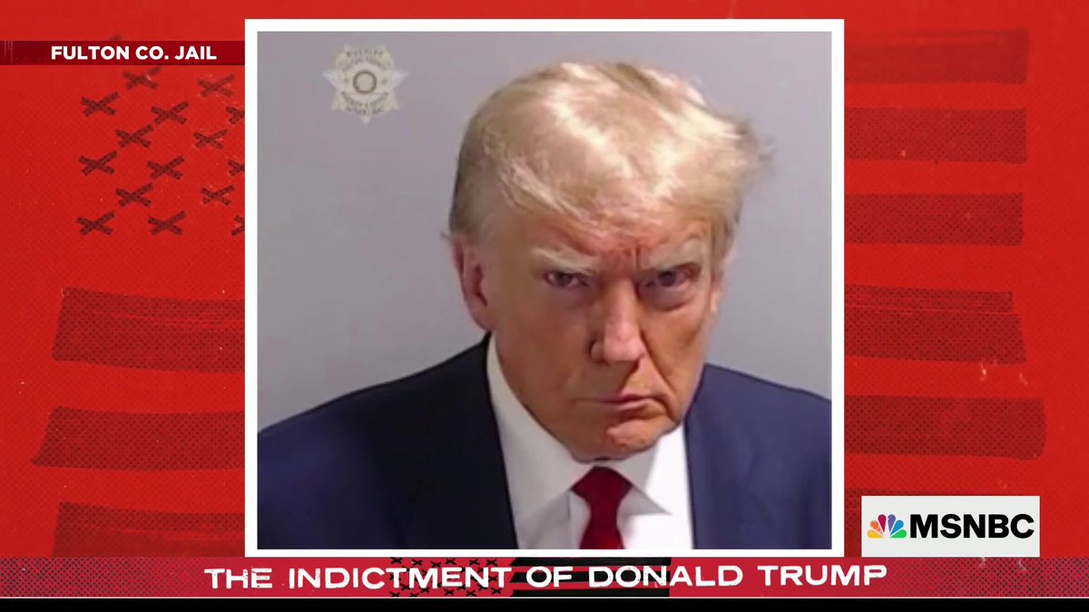 .@Maddow reports on Donald Trump's mug shot: "The rule of law and health of our democracy depend not just on the conduct of this criminal case, but on our ability as citizens to take this with the sort of heft that it needs."