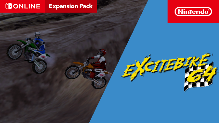Want to get some serious air? Race across 20 tracks and set the daredevil inside you free in Excitebike 64, coming to #NintendoSwitch for #NintendoSwitchOnline + Expansion Pack members on 8/30! #Nintendo64