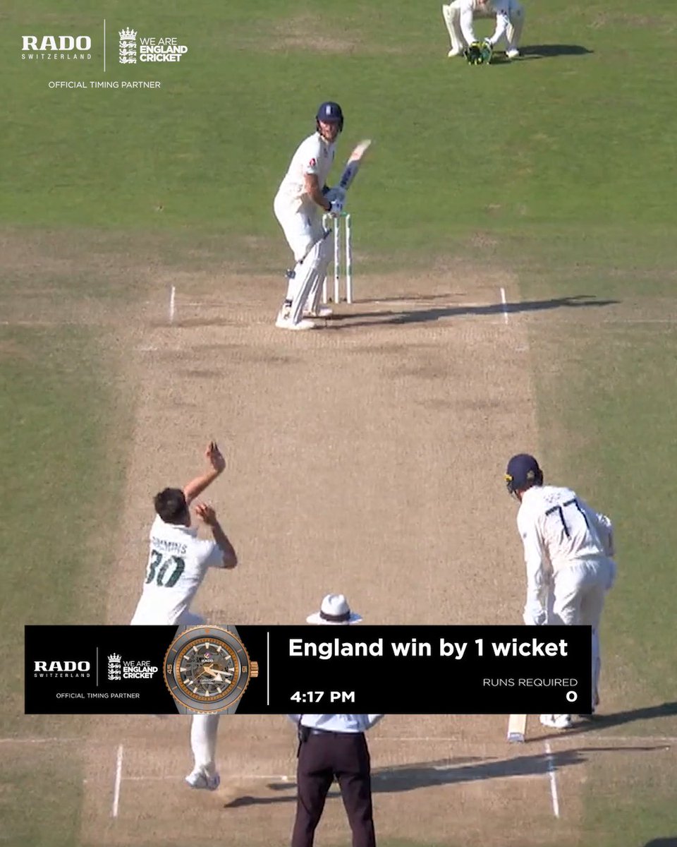 The greatest innings ever? 🤔 Relive the thrills and spills from four years ago today! 😱 Rado Timeless Moments ⌚