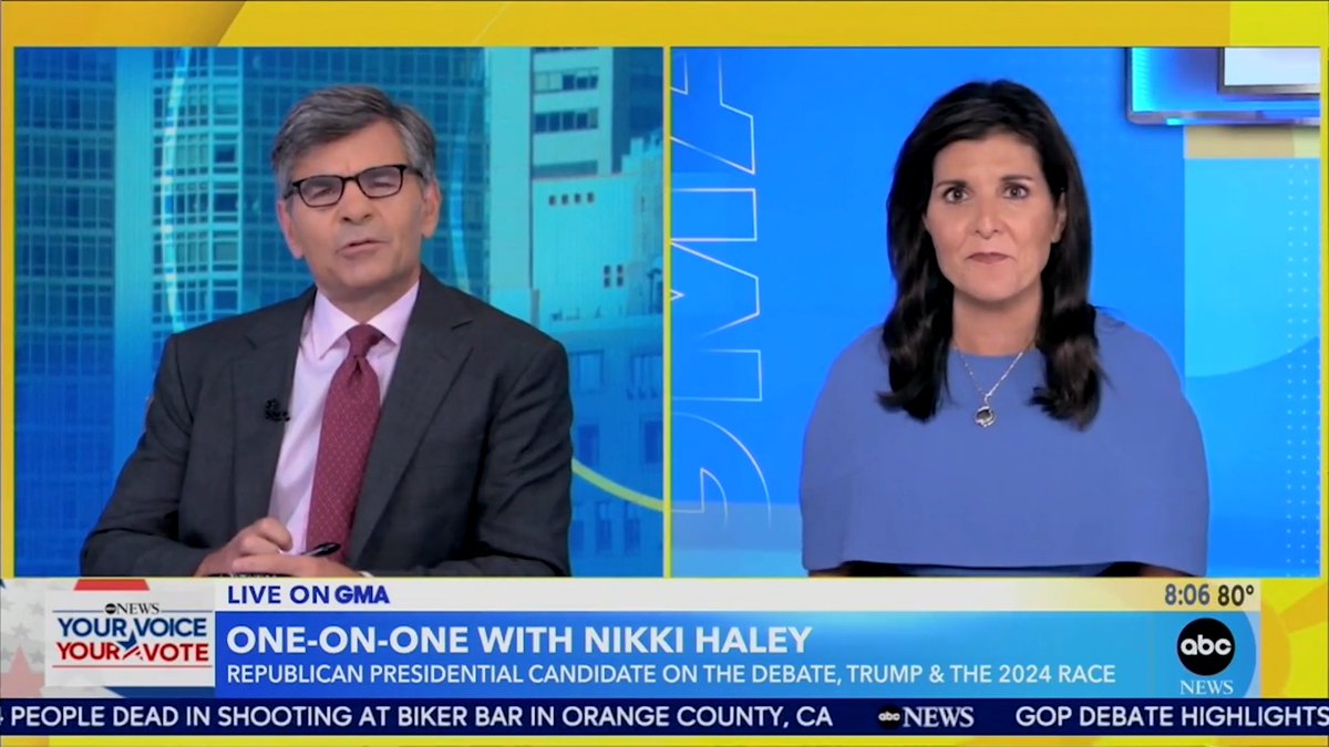 Sorry @GStephanopoulos, everyone in America can see Joe Biden’s decline and have concerns about his ability to serve a second term. They know a vote for Joe Biden is a vote for Kamala Harris. The media needs to stop protecting Biden and tell America the truth.