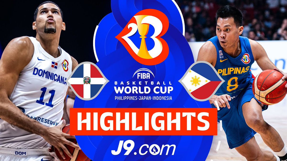 Dominican Republic hold off Gilas Pilipinas to spoil the hosts' home debut and take their first W! 🔥 #FIBAWC x #WinForDominicana 🇩🇴