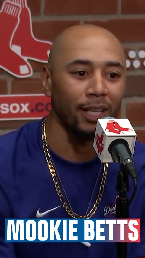 "I thought I would be [in Boston], but negotiations didn't go the way we planned" Mookie Betts says he'll leave it up to John Henry or Chaim Bloom to explain what happened leading up to being trade to the Dodgers 👀