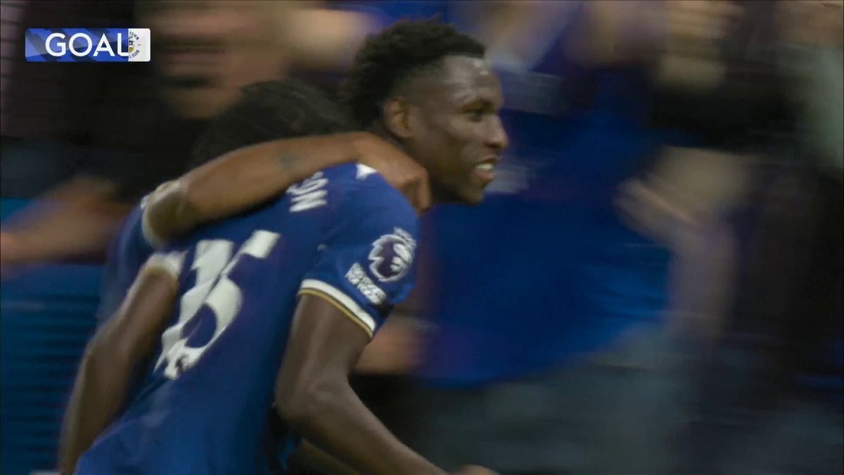 Nicolas Jackson scores his FIRST Premier League goal for Chelsea ✅