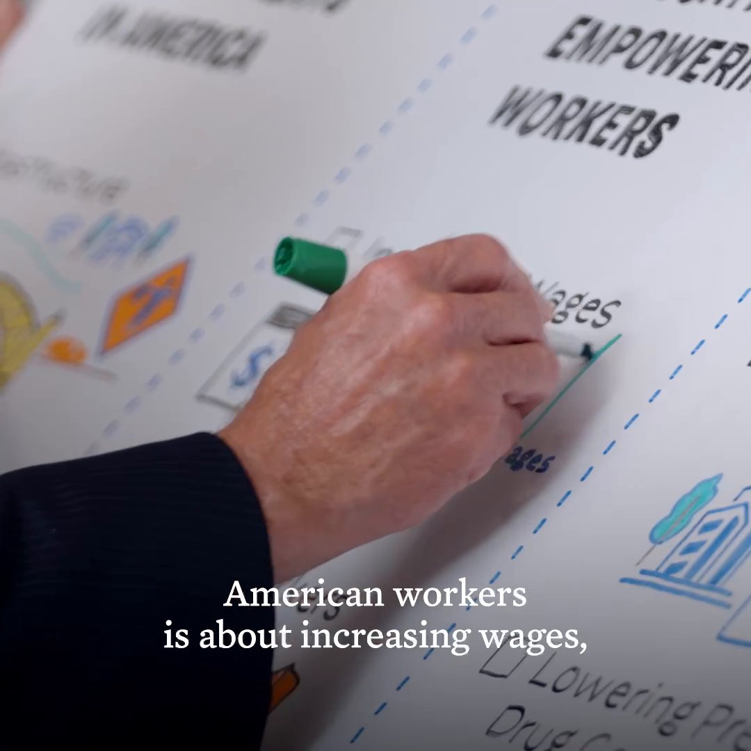 I came to office determined to change the economic direction of this country and to move from trickle-down economics to my middle out, bottom up vision: Bidenomics.