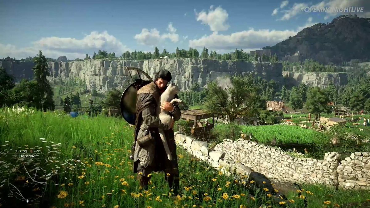 Check it out this gameplay trailer for Crimson Desert which includes scaling walls and giant creatures, horseback riding, combat, cuddling cats, and much more. #gamescom2023