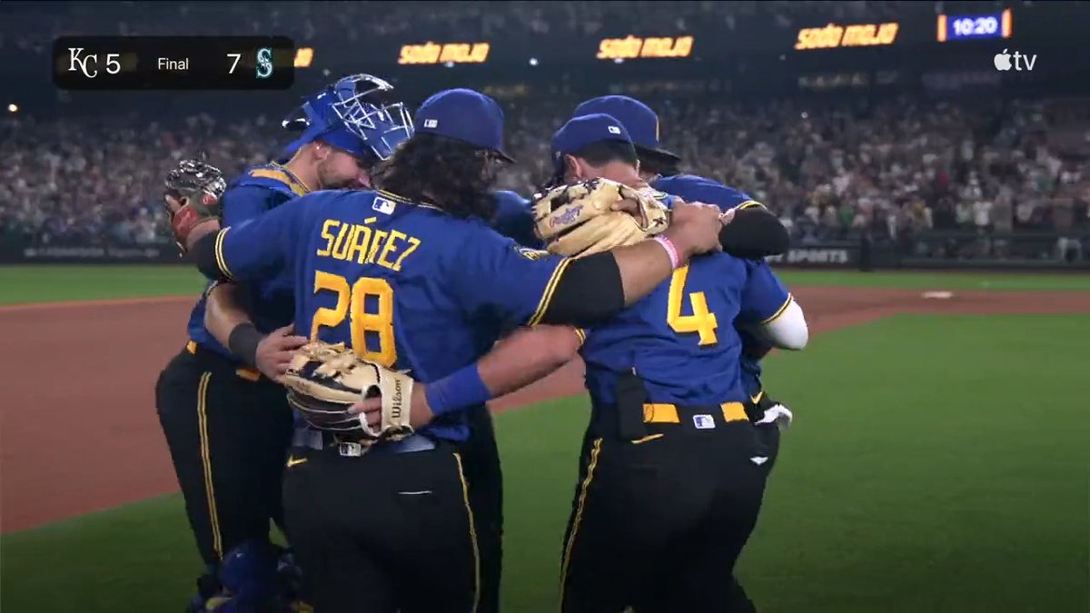 On July 19th, the Seattle Mariners were 10 games out. They are now tied for first place in the AL West. 😤