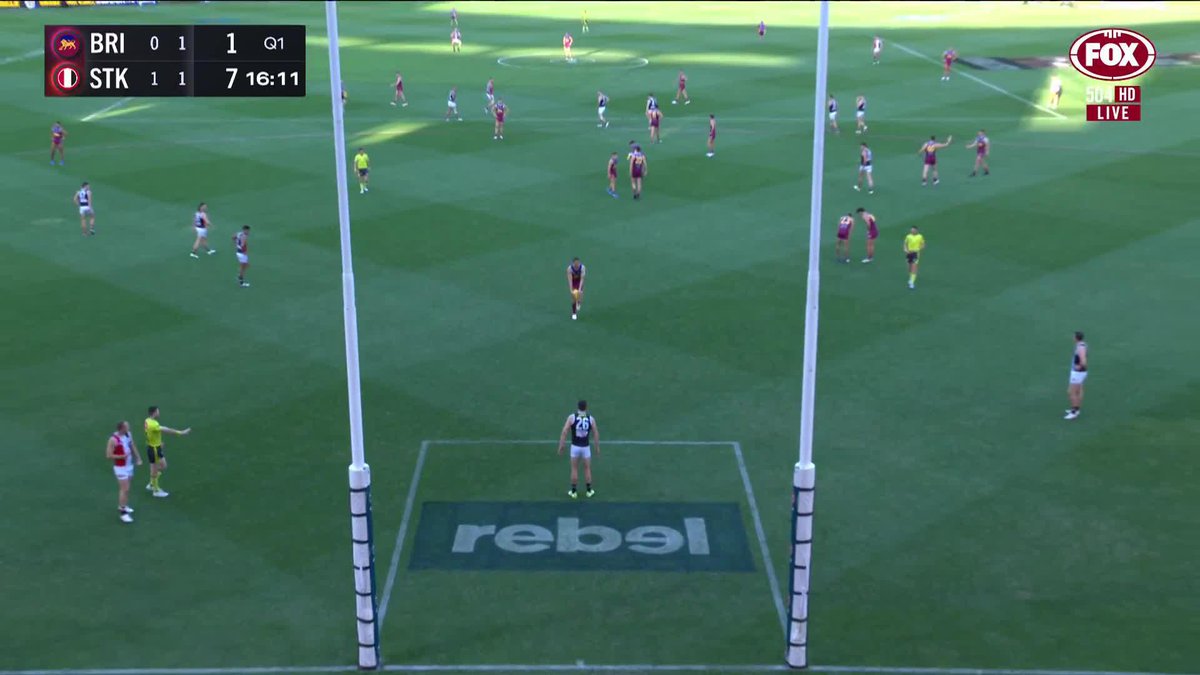 Joe Daniher with a contender for the WORST miss of the year 😅 📺 Watch #AFLLionsSaints LIVE on ch. 504 or stream on Kayo: ✍️ BLOG 🔢 MATCH CENTRE