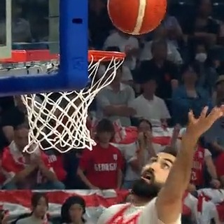 Goga Bitadze's 15 PTS, 11 REB double-double helps Georgia win big! #FIBAWC x #WinForGeorgia