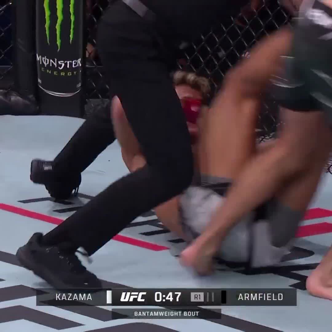 RIGHT. ON. TARGET. 🎯 Garrett Armfield | #UFCSingapore