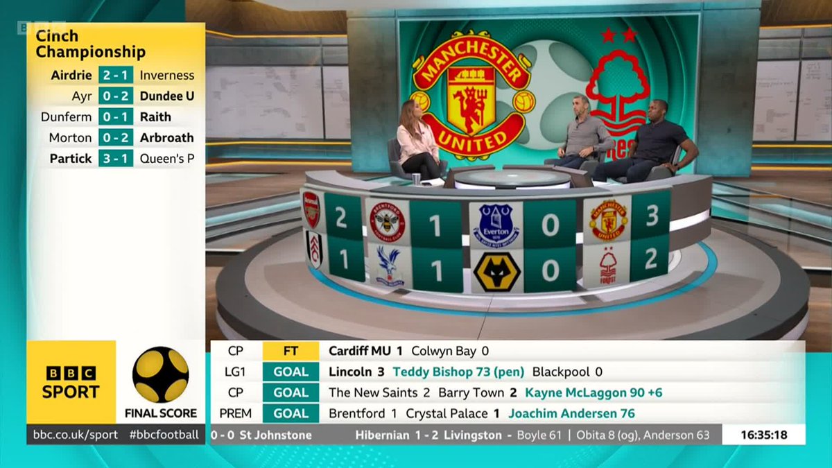 "It's a blatant dive!" 🏊 Both Nedum Onuoha and Martin Keown don't think that was a penalty for Man Utd... It's put them 3-2 up either way 👀 #BBCFinalScore