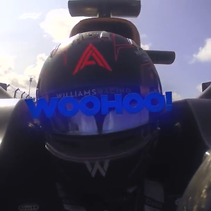 "WOOHOO!" What a qualifying performance from Alex Albon 👏👏 The driver will start Sunday's race in P4 💪 #DutchGP #F1