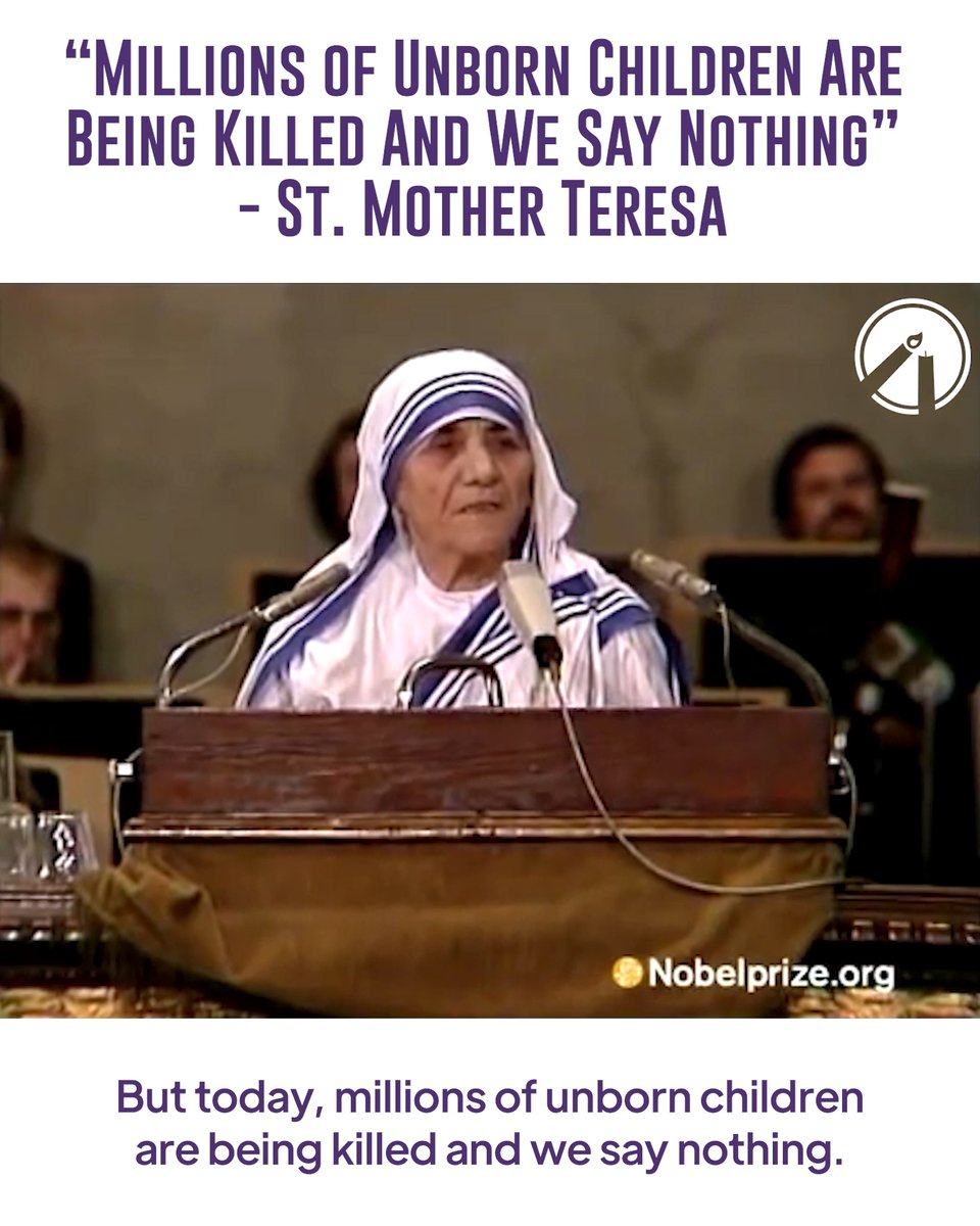 On the birthday of St. Mother Teresa, we reflect on her powerful, pro-life Nobel Prize Acceptance speech.