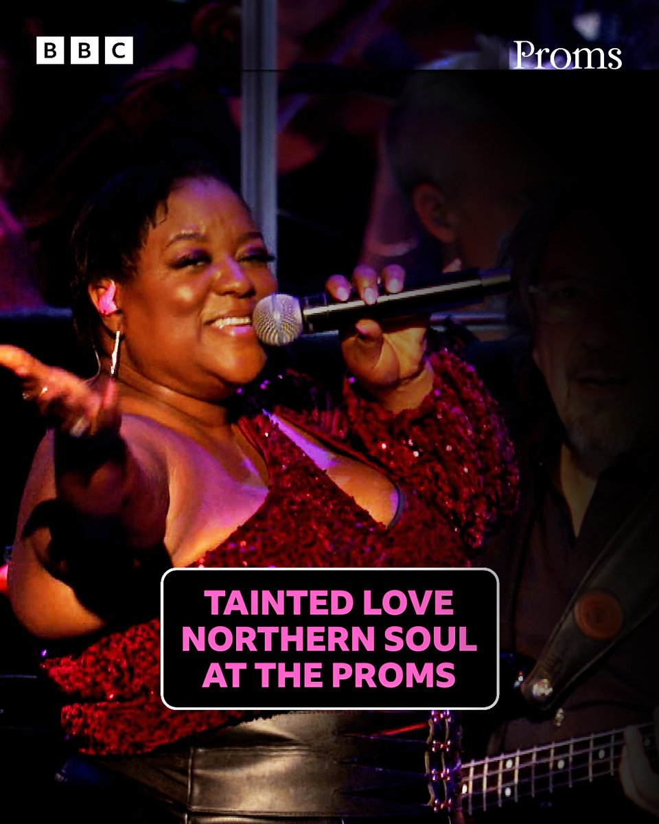 Take my tears and that's not nearly all! Tainted Love is just one of many anthems given epic orchestral arrangements for Northern Soul at the #BBCProms. Performed here by BBC Concert Orchestra, conductor Edwin Outwater and singer @vulavox. Join the party and watch now on BBC Two & BBC iPlayer.