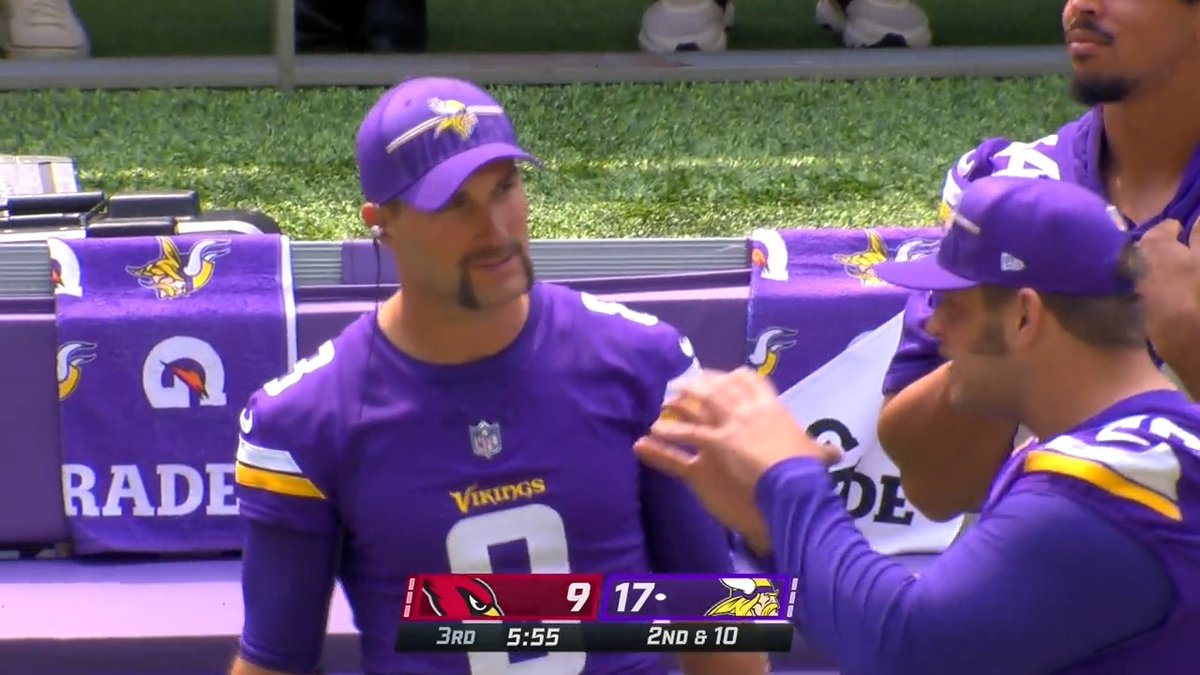 Who are you and what have you done with Kirk Cousins?