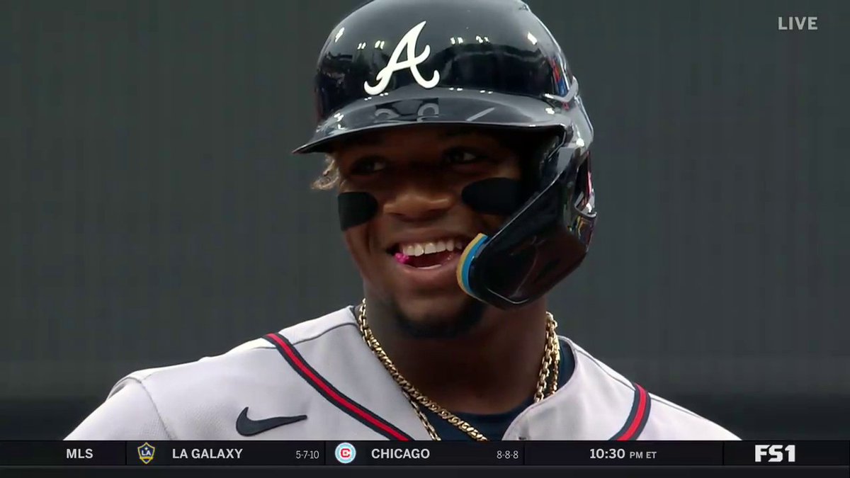 Ronald Acuña Jr. has had a remarkable season and when he takes the field, it's must see TV 📺: FS1