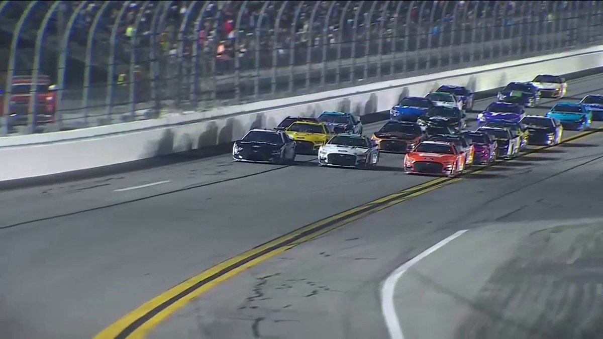 CHRIS BUESCHER WINS. Bubba Wallace makes the #NASCARPlayoffs!