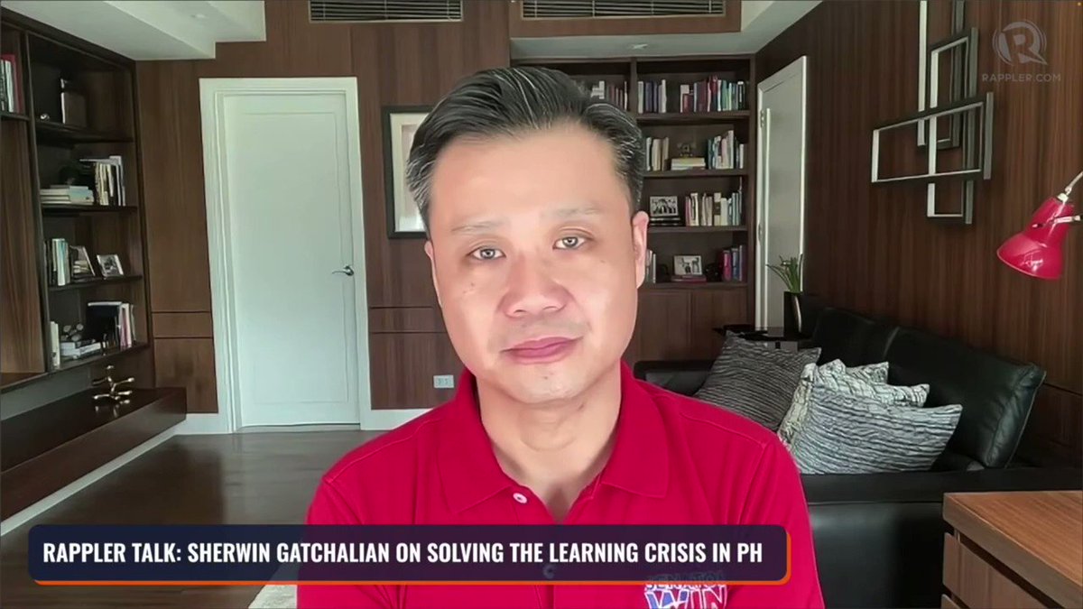 Senator Sherwin Gatchalian agrees with Vice President and Education Secretary Sara Duterte’s order of removing classroom decors, saying the policy is “meant to remind teachers to make schools presentable and clean.” Watch the full #RapplerTalk interview: