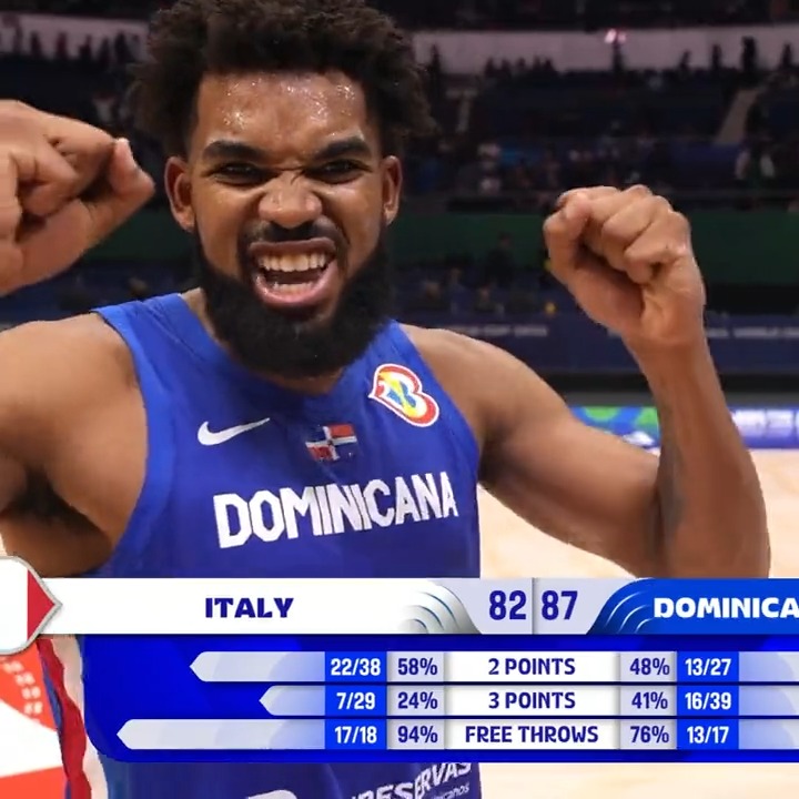 KAT showing off that Dominican pride 💪🇩🇴 #FIBAWC