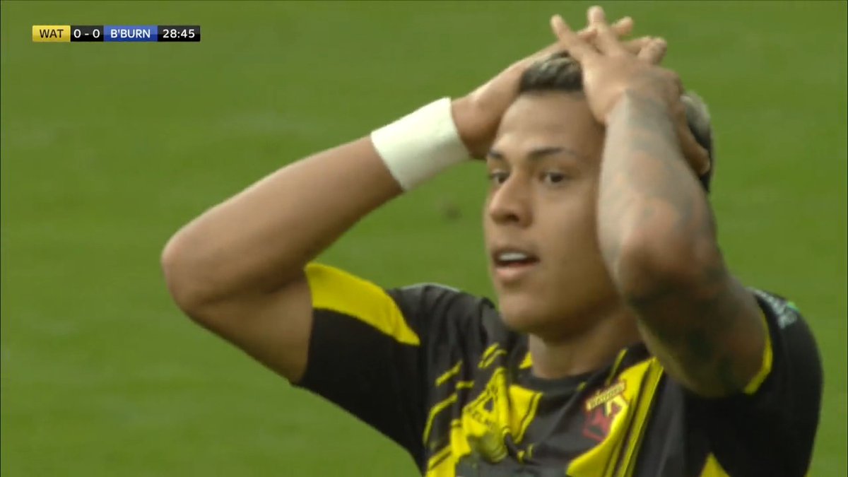 OH WOW… Matheus Martins nearly scored goal of the season for Watford 😳😳 #WatfordFC