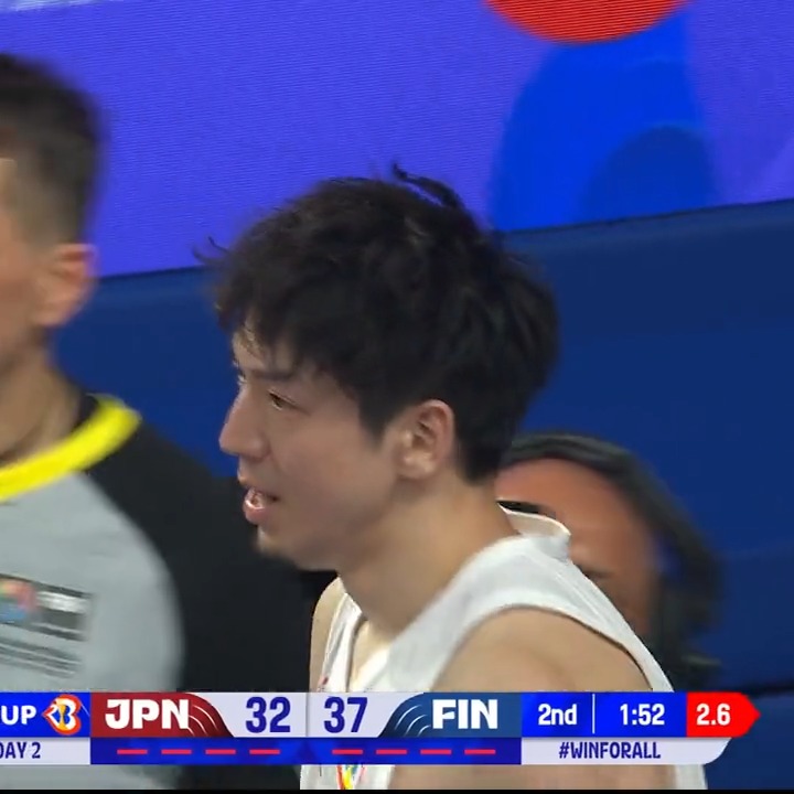 Makoto Hiejima does it again!! 🇯🇵 #FIBAWC x #WinForJapan I #AkatsukiJapan