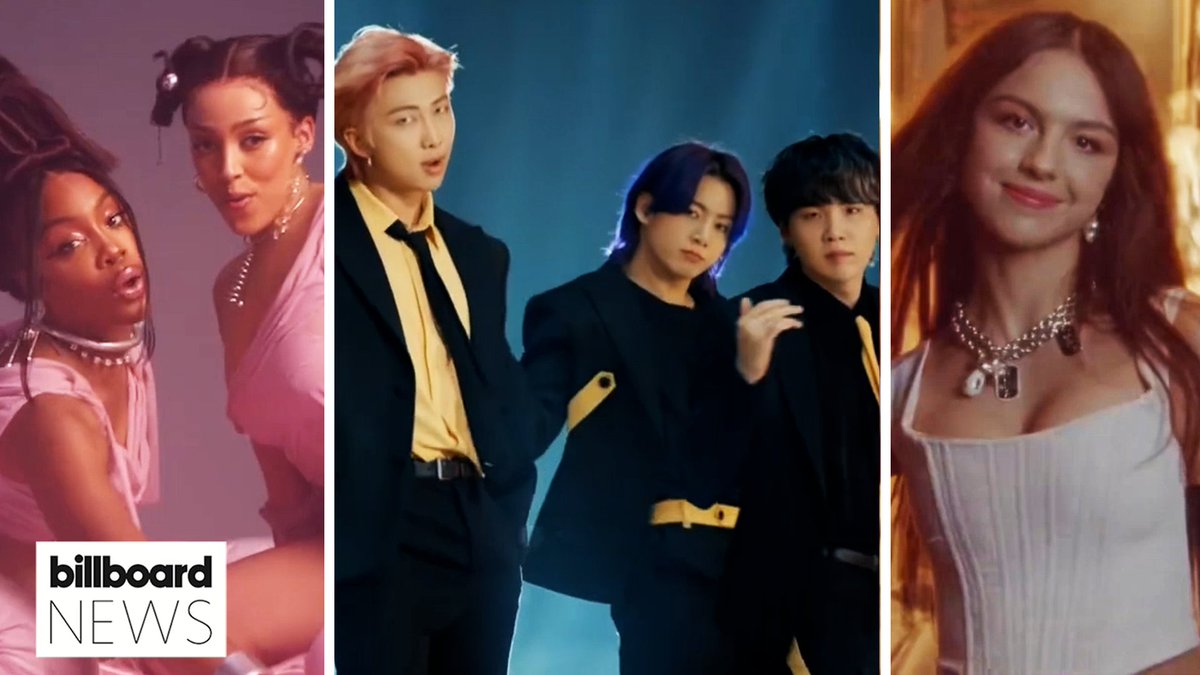 Smooth like butter... 🎶 From BTS' "Butter” to Doja Cat & SZA's "Kiss Me More" collab, Billboard takes a look back at the top five songs of the summer 2021. ☀️ #BillboardNews