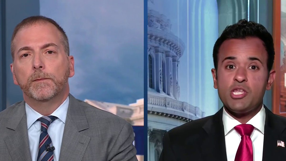 WATCH: GOP presidential candidate Vivek Ramaswamy, who voted by mail in 2020, says fmr. VP Mike Pence should have implemented "reforms" prior to certifying the 2020 election to build consensus: ➡️ Single-day voting on Election Day ➡️ Paper ballots ➡️ Government-issued ID
