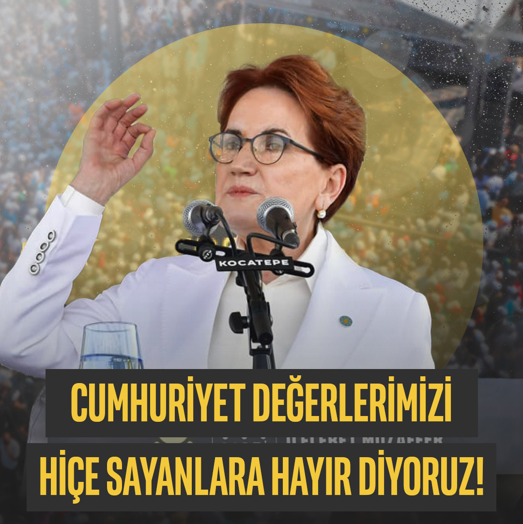 Türkiye’nin önünü tıkayan her türlü şımarık anlayışa HAYIR DİYORUZ!