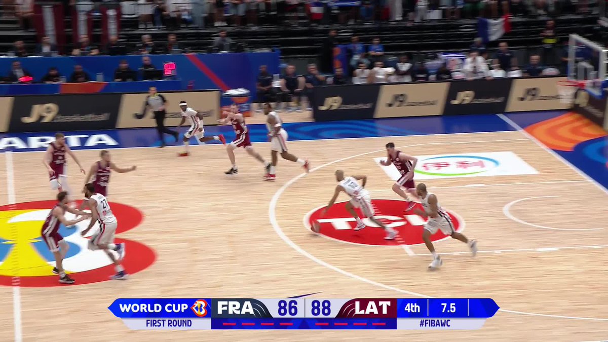 LATVIA SURVIVE IN THE BEST GAME OF THE WORLD CUP SO FAR &amp; ADVANCE TO THE SECOND ROUND OF THE WORILD CUP 🤯 #FIBAWC x #WinForLatvia