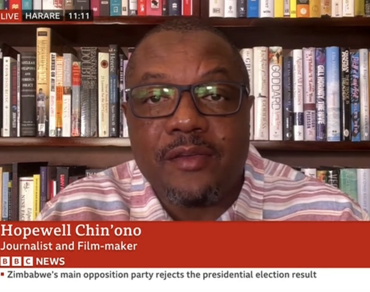 Today I spoke to the BBC News (UK) about the multiple irregularities before and during the Zimbabwean election, and how a disputed election result affects the common person in the streets. I also mentioned that ZANUPF’s failures are deliberate and driven by the party’s corrupt rule.
