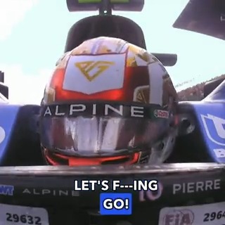 Pierre Gasly was gassed up after making his first podium in over two years ⛽️