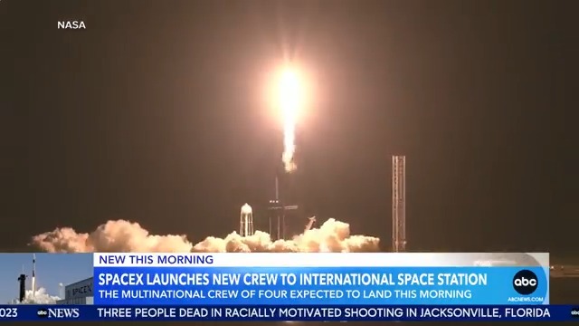 SpaceX launches new crew to the International Space Station. ABC' News' Gio Benitez has the details. 🚀