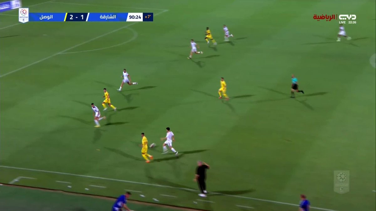 كايو كانيدو يحرز هدف الوصل الثالث في مرمى الشارقة #الشارقة 1 #الوصل 3 #دوري_ادنوك_للمحترفين #دبي_الرياضية