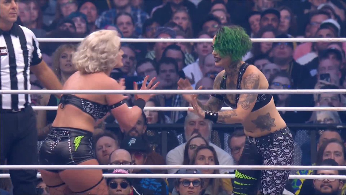 There is SO MUCH to process right now! Order #AEWAllIn LIVE on PPV! 🇺🇸: 🔗 HIKARU SHIDA 志田 光 | #ToniStorm | SARAYA | Dr. Britt Baker, D.M.D.