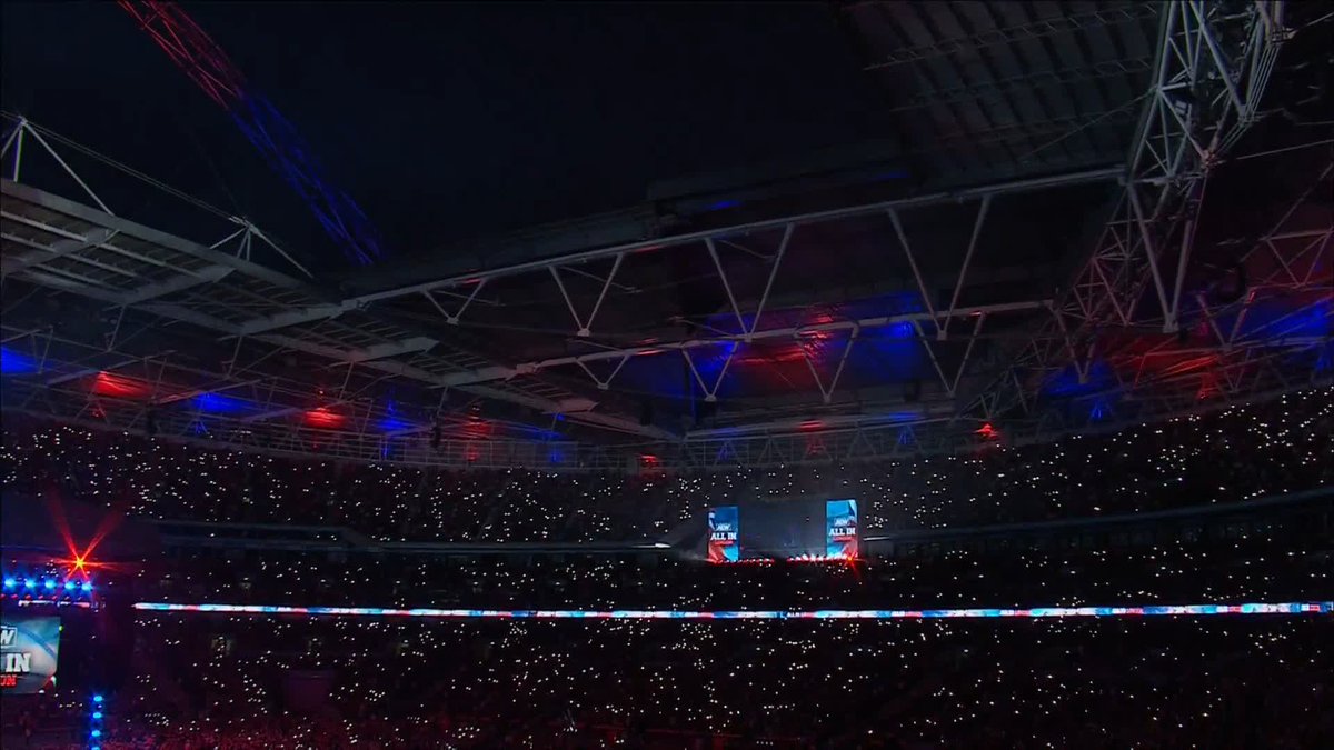 Chris Jericho and FOZZY are performing ‘Judas’ in front of 80,000 at Wembley Stadium!!! Order #AEWAllIn LIVE on PPV right now! 🇺🇸: 🔗 #AEWAllIn @IamJericho