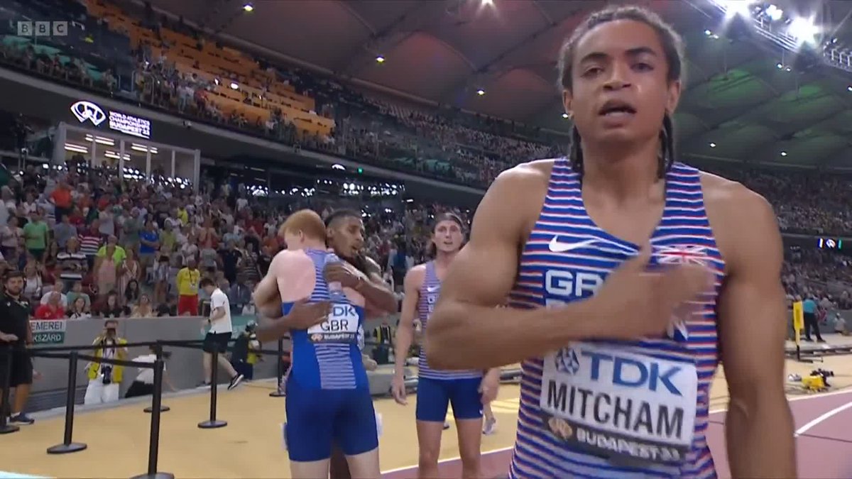 Bronze in the Men's 4x400m! 🥉 Wow! That was an absolute thriller of a race! A very, very hard-fought medal 💪 #BBCAthletics